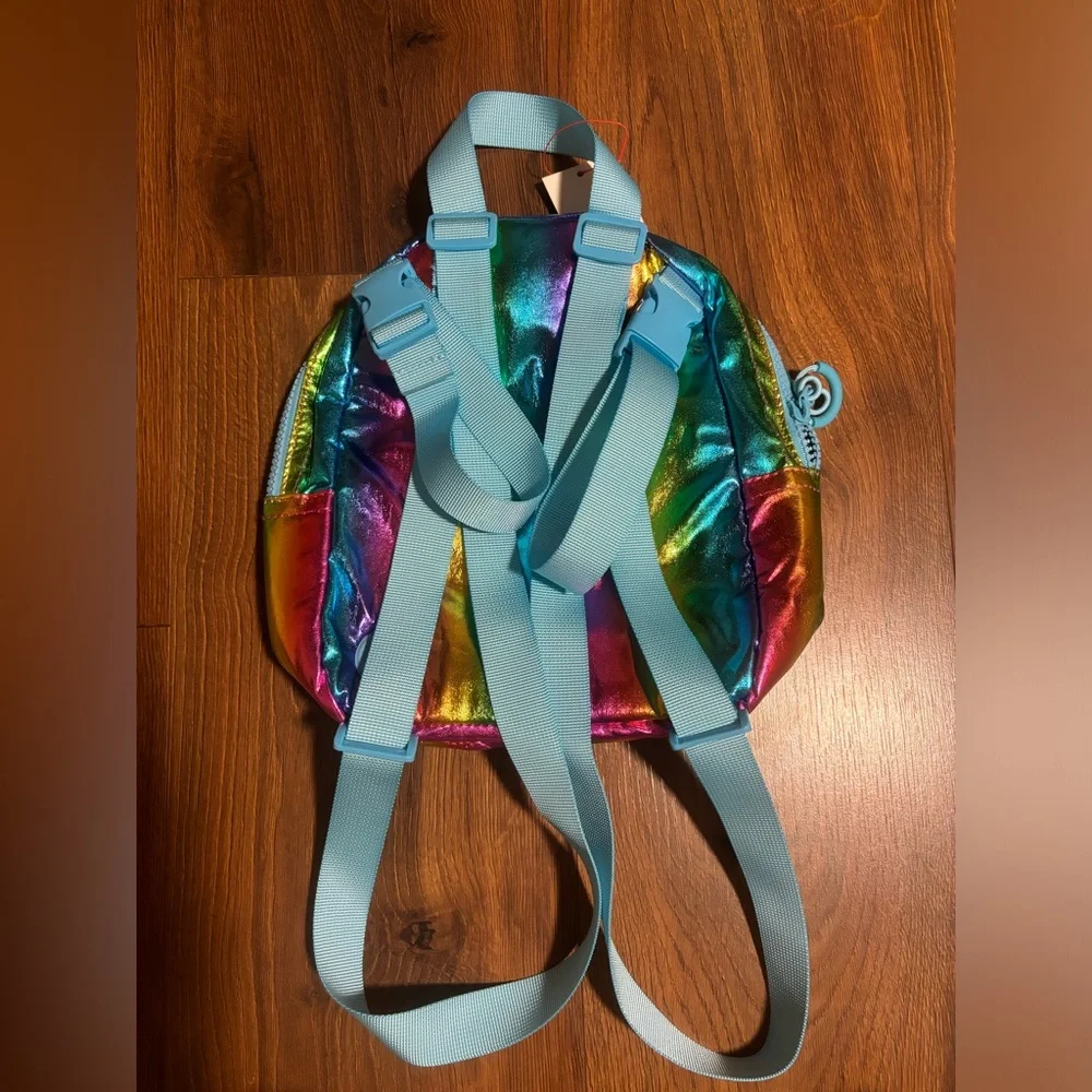 Cat & Jack Kids’ 10” Adaptive Rainbow Quilted Mini Backpack